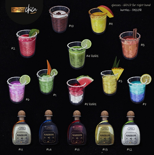 11. ChicChica Fizz Cocktail RARE