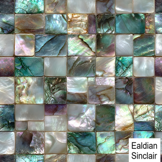Multicolor Mother Of Pearl Tile Seamless Texture