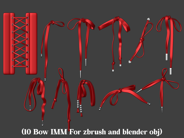 [MONAMALDITA] PACK BOW 3 10 IMM(obj for creators)