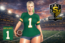 Miami Hurricanes Ladies Jersey (Green)