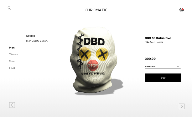 ASAP rocky stop snitching DBD mask CVB
