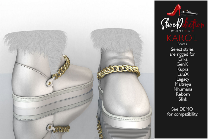 Karol Boot White