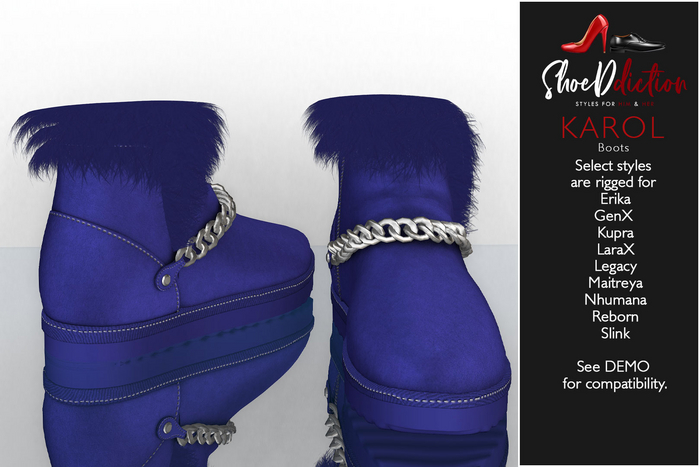 Karol Boot Blue
