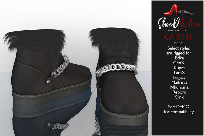 Karol Boot Black 