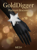 Golddigger Platinum Diamond Bracelet