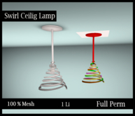 [BB] Mesh- Full Perm- Ceiling Swirl Lamp