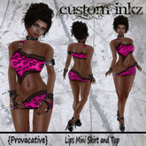 Custom iNKZ - Provacative Lips - Mini Skirt & Top [NEW - PROMO]
