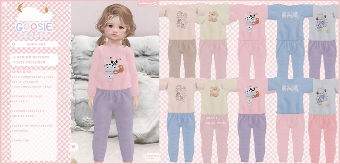 Goosie - Anna Set - Demo - Unpack
