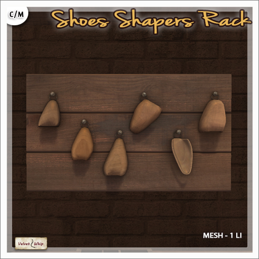 [V/W] Shoes Shapers Rack - Medieval to Vintage