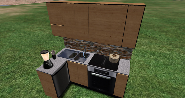 Small corner kitchen