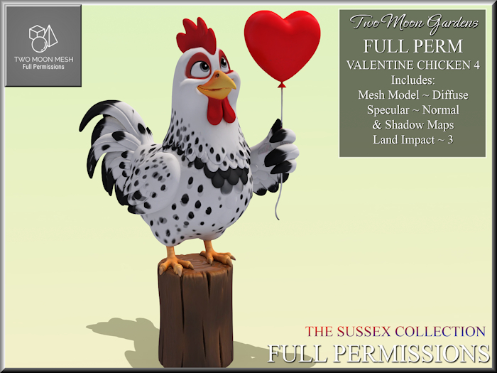 Full Perm Valentine Chicken 4