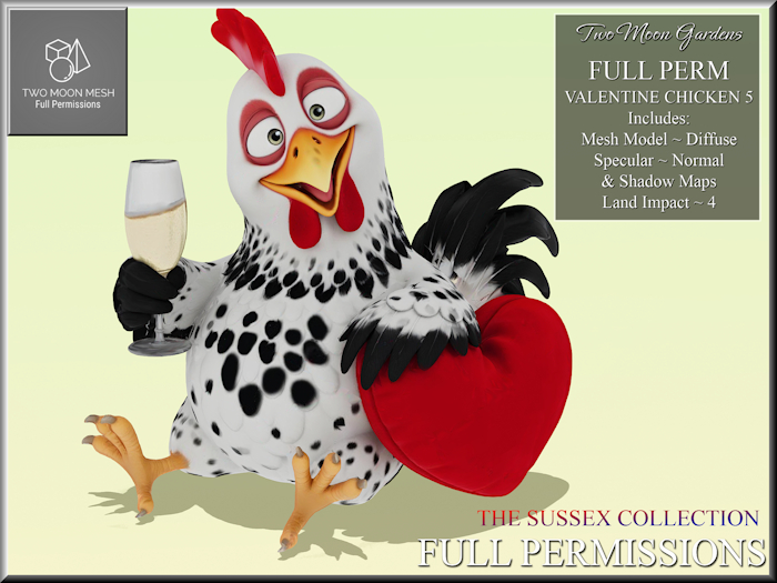 Full Perm Valentine Chicken 5