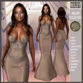 BEADED GOWN
