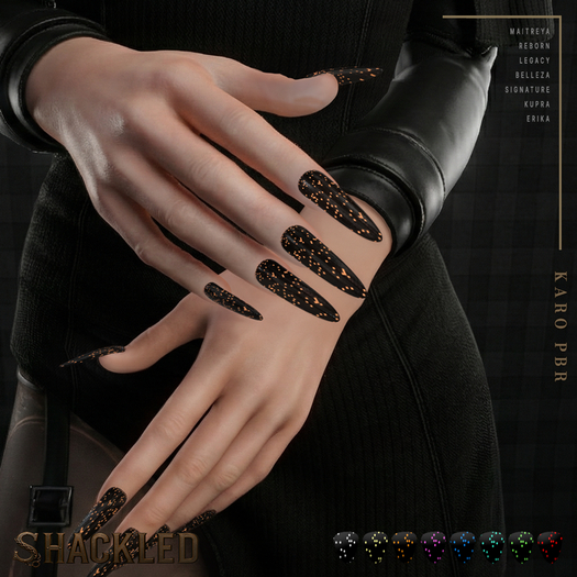 SHACKLED - Karo PBR [Almond Nails]