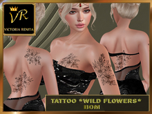 VR*TATTOO*WILD FLOWERS*