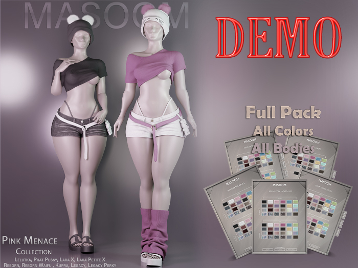[[ Masoom ]] Colección Pink Menace - DEMO