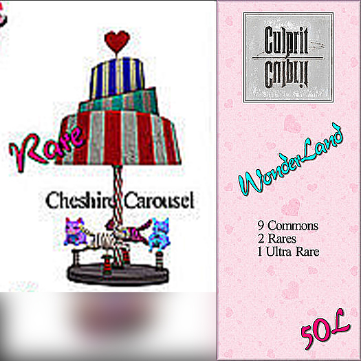 Culprit W-L Cheshire Carousel RARE