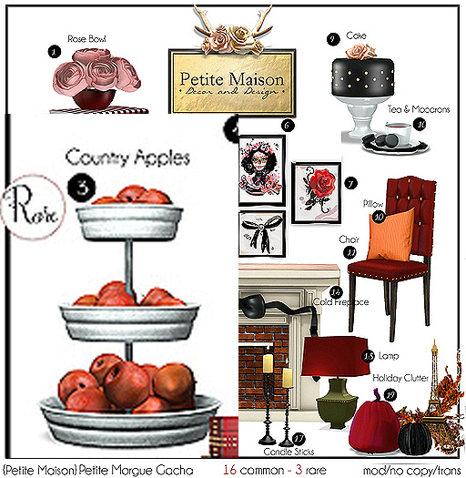 {Petite Maison}Farmhouse 3 Tier Stand RARE