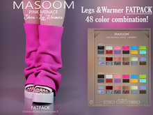 [[ Masoom ]] Pink Menace Calentadores - FATPACK