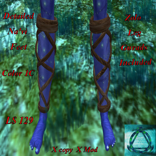 Avatar Factory Navi feet M 1C
