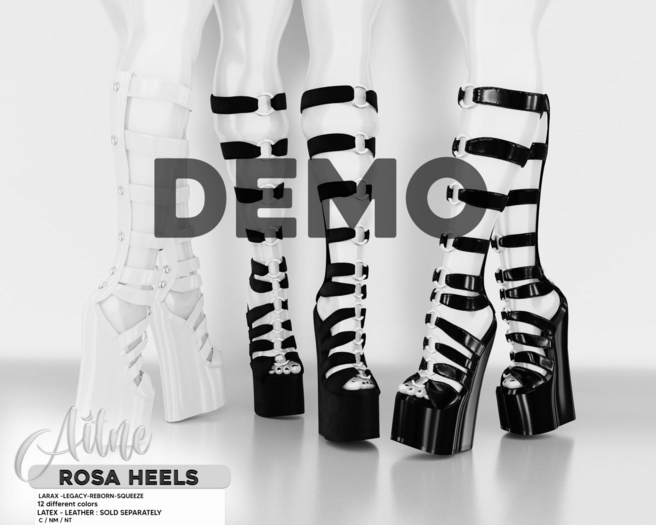 .Aitne. Rosa heels - DEMO