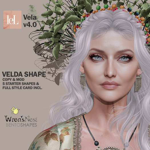 LELUTKA VELA SHAPE - { wren's nest } - Velda