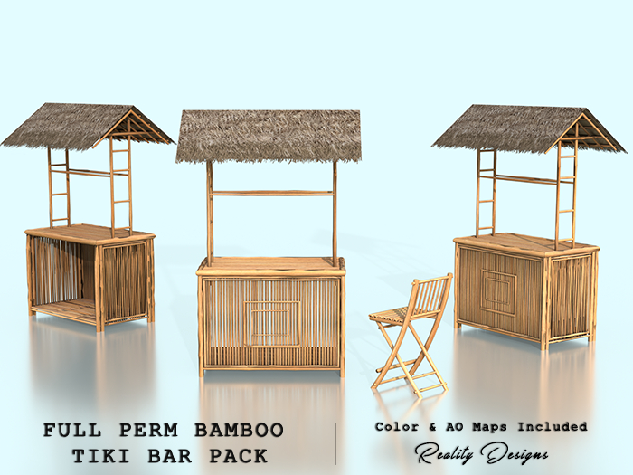 Tiki Bar Pack - Full Perm - Reality Designs