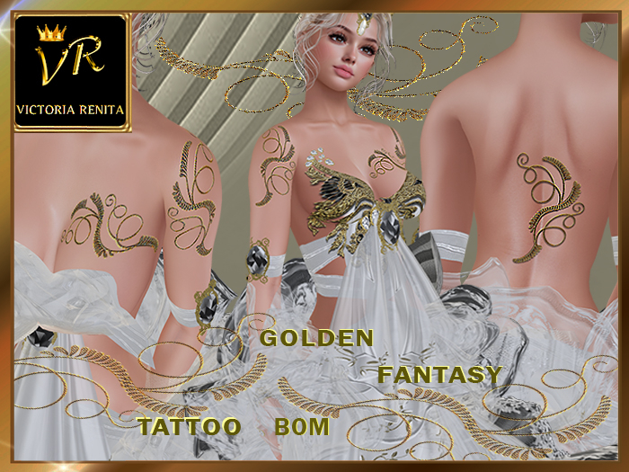VR* TATTOO*GOLDEN FANTASY*