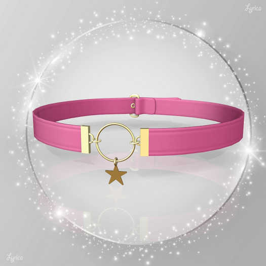Pink Star Collar Choker