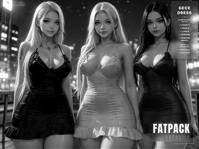 [LECASTLE] Gece Dress *DEMO*