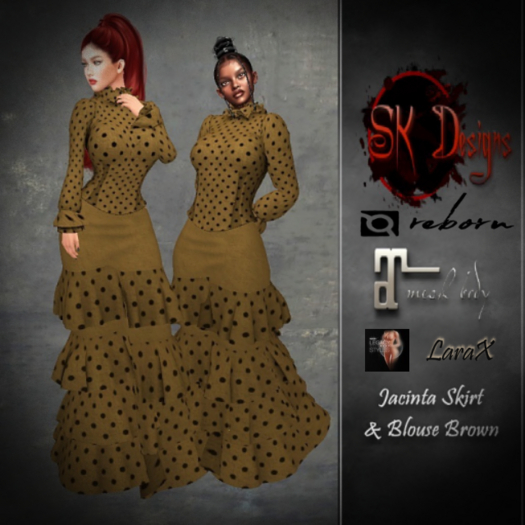 .::SKD::. Jacinta Set BROWN v2 {ADD ME}