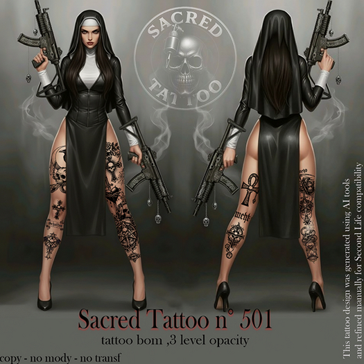 Sacred Tattoo 501..