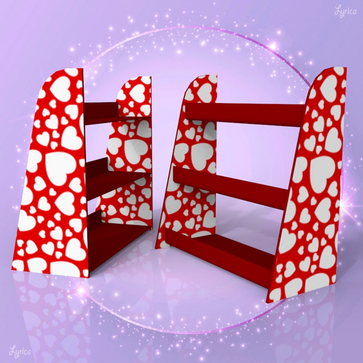 Valentines Store Display Backless