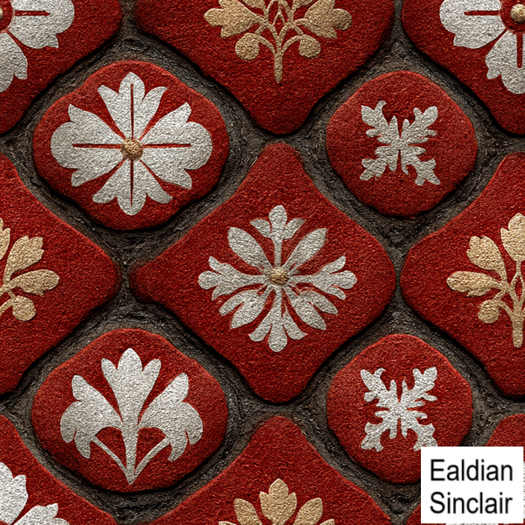 Painted Embossed Leather Seamless Texture