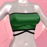 Green Waist Wrap Top LaraX