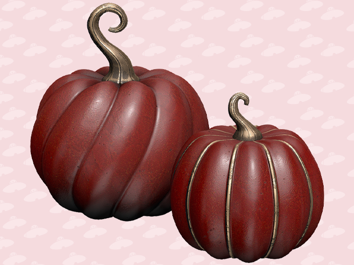 Amalgam: Charmed Pumpkins- Red [add]