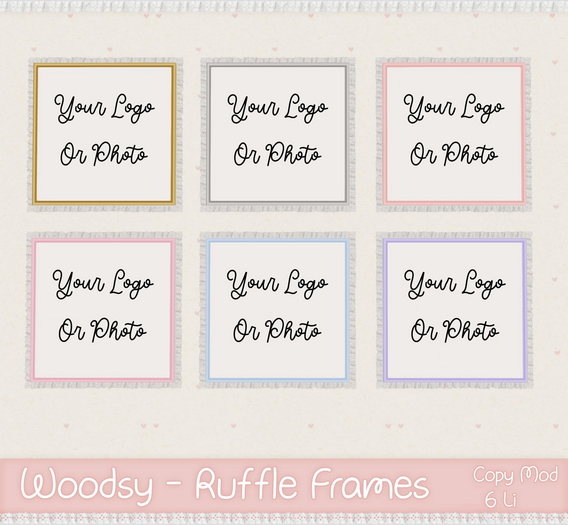 Woodsy. Ruffle Frames - Unpack