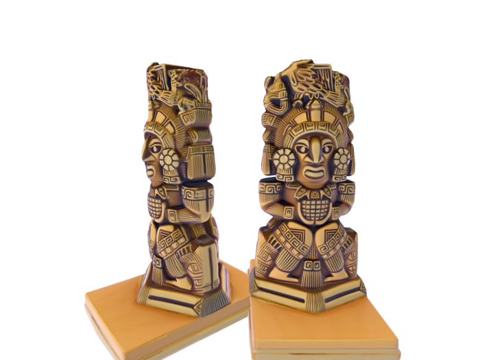 Golden Aztec Statue FULL PERM