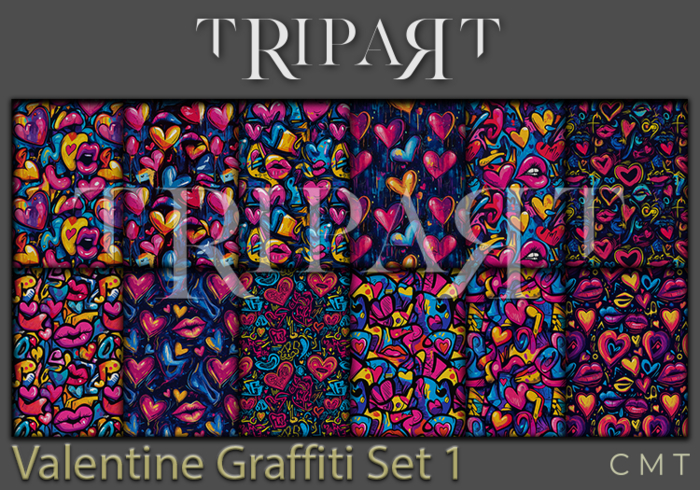 ..::TRIPART::.. Valentine Graffiti Set 1