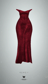 -Pixicat- Bianca Dress (VelvetRed)