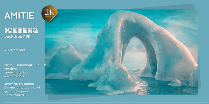 Amitie Iceberg Backdrop
