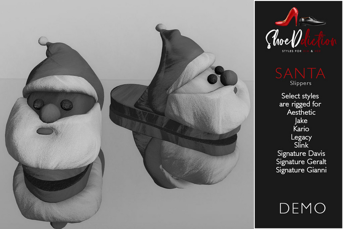 Santa Slippers Men DEMO