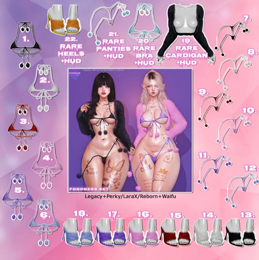 8. [Eternus] Fondness Set (Legacy/Perky)