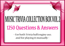 *Butterflies & Unicorns* ~ Music Trivia COLLECTION BOX VOL 2