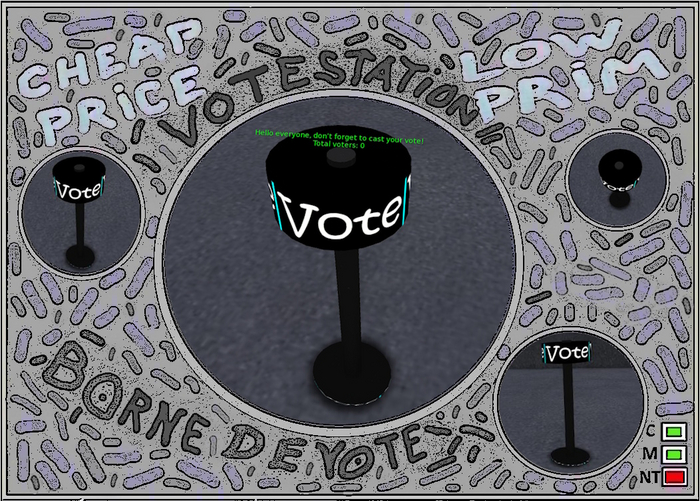 VOTE STATION BLACK