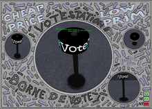 VOTE STATION BLACK