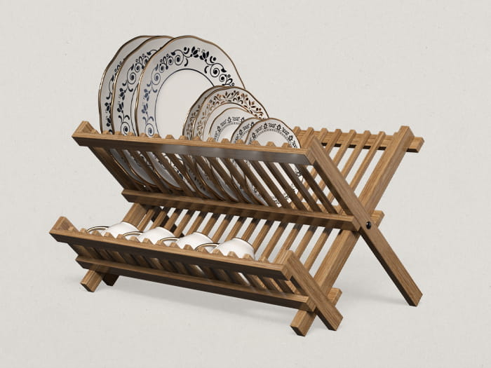 Nutmeg. Elegant Kitchenware Dish Rack / add me