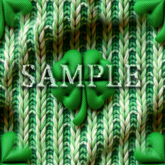 [ Knitted St Patricks Day Seamless 01 ] A