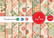 TEXTURE PATCHWORK STRAWBERRY (add)