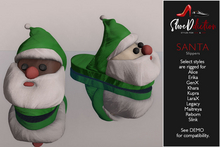 Santa Slippers Women Green